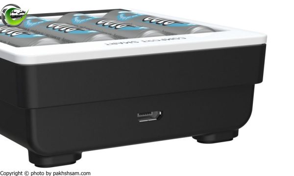 شارژر باتری آنسمن مدل کامفورد اسمال Comfort Smart و 4 عدد باتری 2700 میلی آمپر