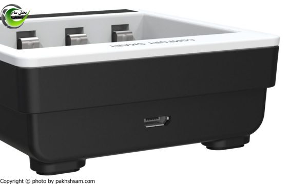 شارژر باتری آنسمن مدل کامفورد اسمال Comfort Smart و 4 عدد باتری 2700 میلی آمپر