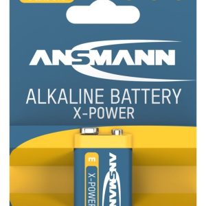 باتری آنسمن ansmann کتابی آلکالاین ایکس پاور - 9V