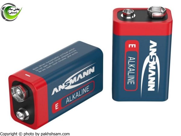 باتری آنسمن ansmann کتابی آلکالاین پلاس پاور Ansmann Alkaline E-Block - 9V
