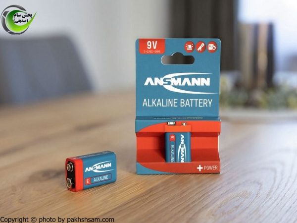 باتری آنسمن ansmann کتابی آلکالاین پلاس پاور Ansmann Alkaline E-Block - 9V