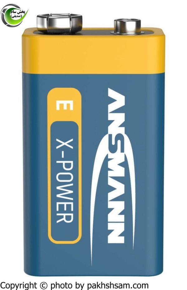 باتری آنسمن ansmann کتابی آلکالاین ایکس پاور - 9V