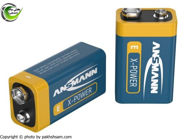 باتری آنسمن ansmann کتابی آلکالاین ایکس پاور - 9V