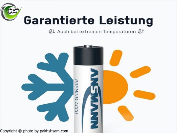باتری قلمی قابل شارژ Ansmann AA 2850mAh - بسته 2 عددی